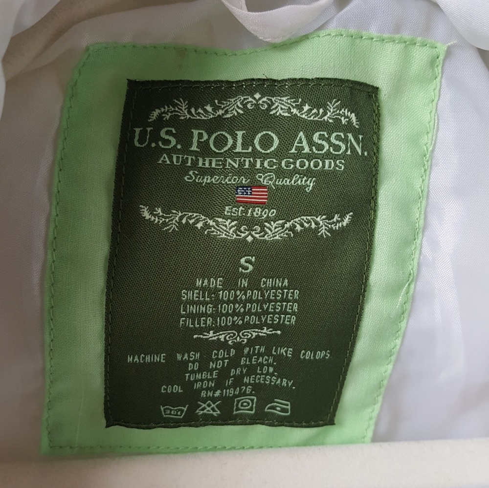 U.S. Polo Puffer Vest NWOT - Picture 3 of 3